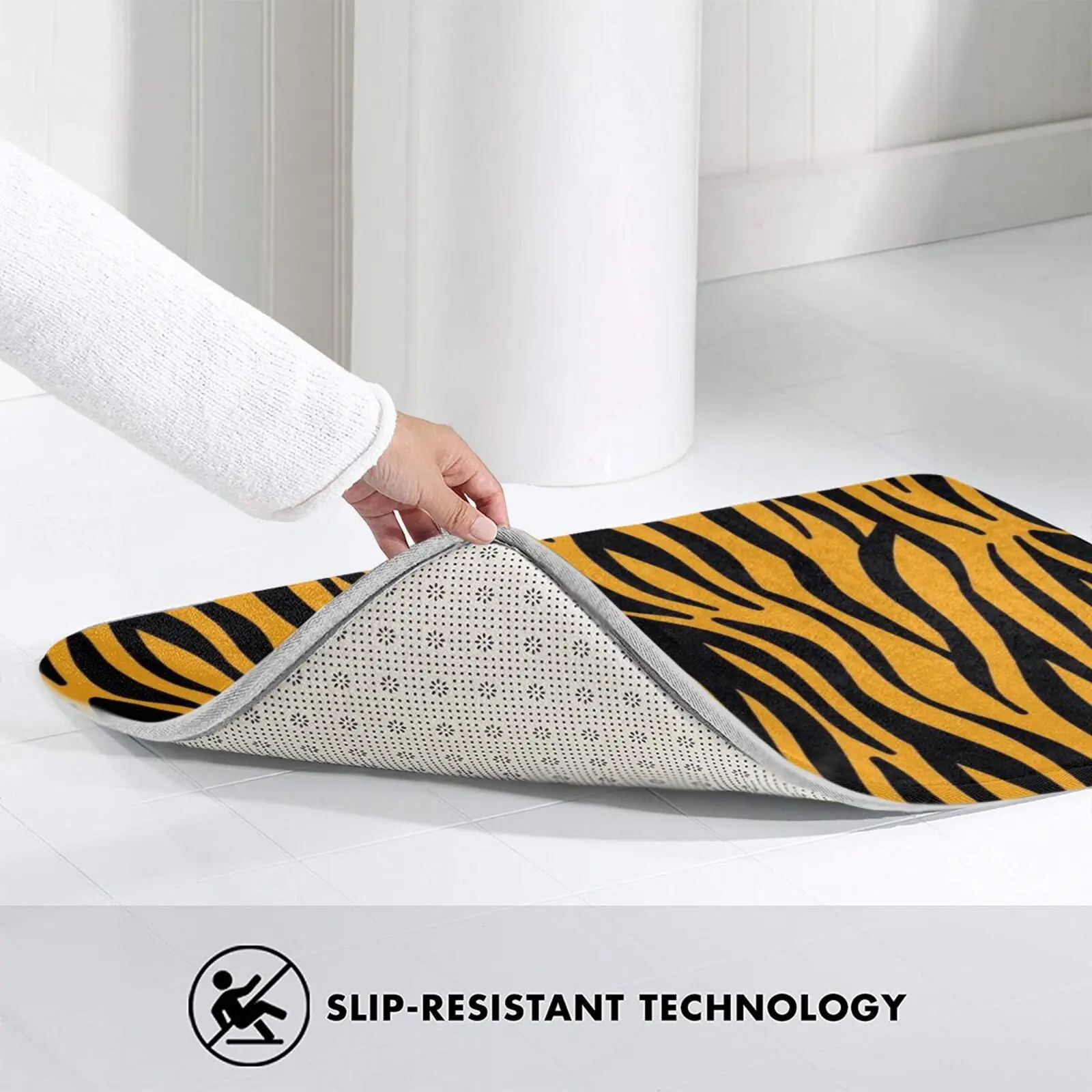 Домашний ковер с принтом тигра 3 размера животных