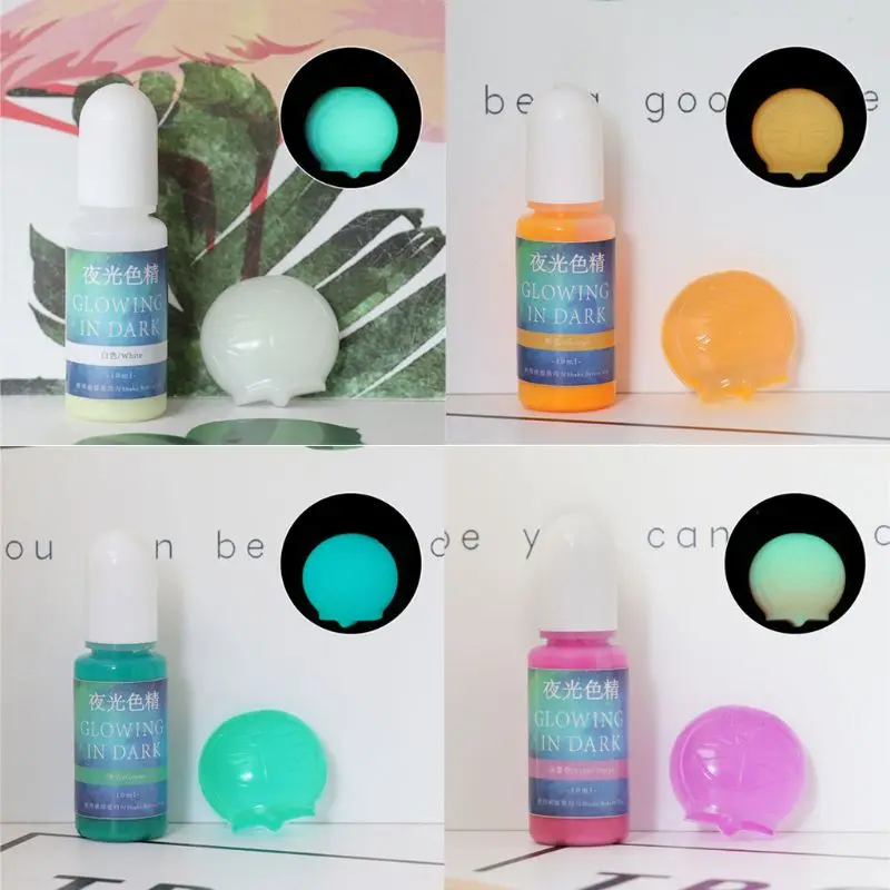 

20 Colors Glowing in Dark Epoxy Resin Pigment Luminous Colorant Jewelry Making