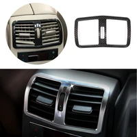carbon style car styling rear air condition air outlet vent cover frame trim for mercedes benz e class w212 2012 2013 2014 2015