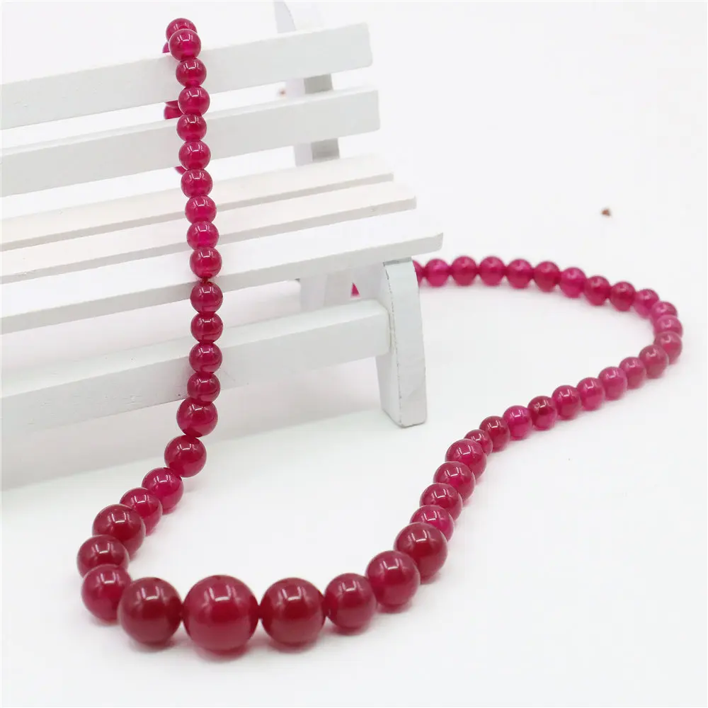 2021 Модный комплект из 6 14 мм розовый Александрит круглой огранки жемчужное