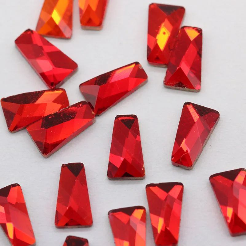 20 шт./упак. siam flatback хрустальные ногти Стразы блестящая стеклянная маникюрная