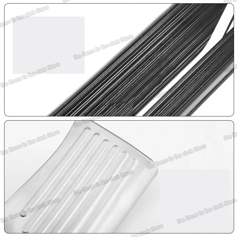 Пороговое покрытие Lsrtw2017 для порога автомобильной двери из нержавеющей стали Skoda