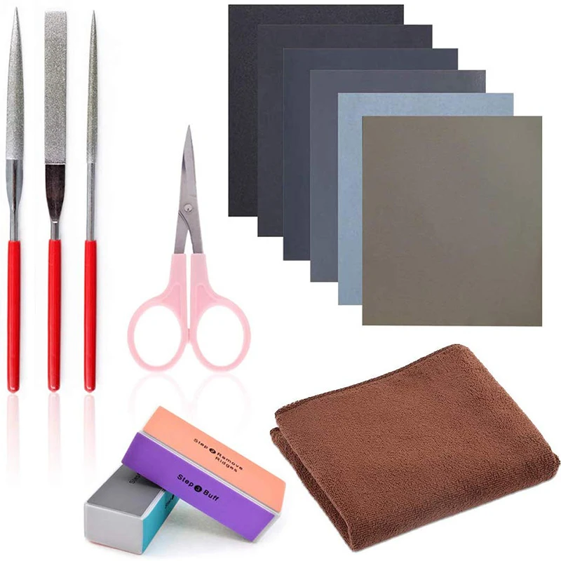Набор инструментов для литья из смолы 13 шт. включает наждачную бумагу