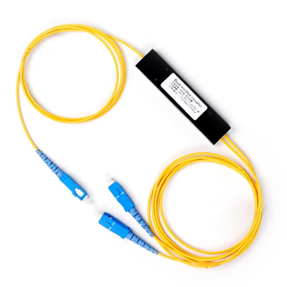 2 м Ftth SC UPC 1X2 ПЛК одномодовые волоконно-оптические фоторазъемы равномерное