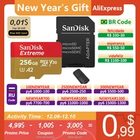 sandisk extreme 128gb micro sd card 512gb memory card 64gb 32gb 256gb flash tf cards a2 a1 u3 u1 400gb microsd cards for phone