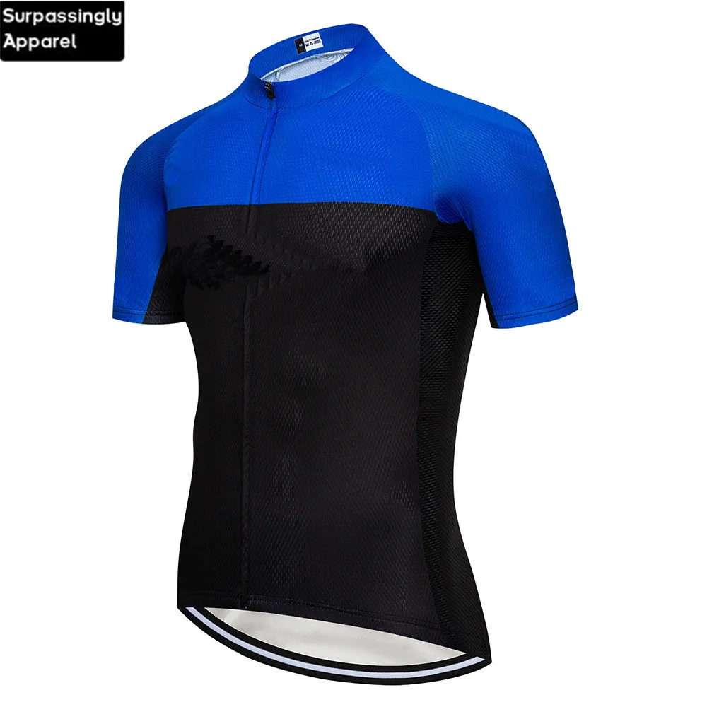 2019 Командный голубой на заказ 6XL Каталка Джерси Лето Мужской МТБ Велосипед Ropa Ciclismo Одежда Велосипеда Спортивная Одежда.