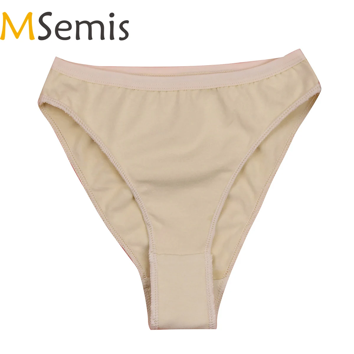 

MSemis 2-12Y Children Kids Ballet Dance Underwear Girls High Leg Cut Briefs Triangle Panties Ballet Dance Gymnastics Underpants