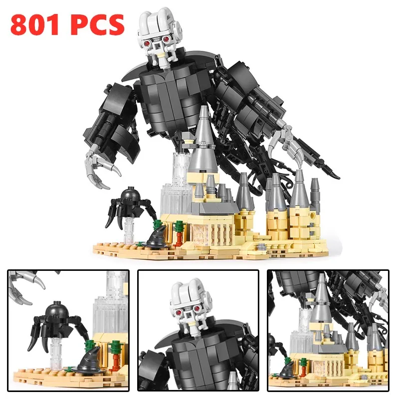 

Волшебные фигурки из фильма, развлеченные строительные блоки, 801 шт., набор экшн-моделей «сделай сам», кирпичи, коллекционные игрушки, Декор, подарки на Хэллоуин для детей