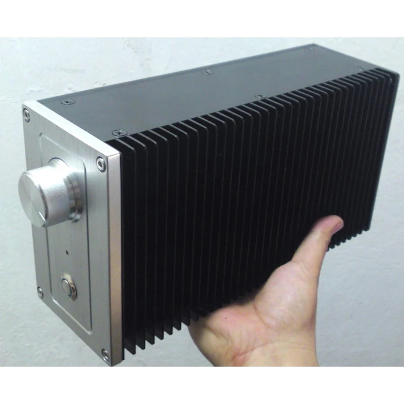 

90*140*257MM DIY All Aluminum Power Amplifier Chassis Unilateral Radiator Case Small Amplifier Shell Audio Enclosure