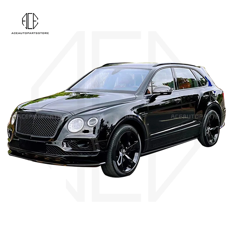 

Автомобильные запчасти W12 из углеродного волокна, комплект кузова для Bentley bentayga, передняя губа, задняя диффузор, боковые юбки, задний спойлер