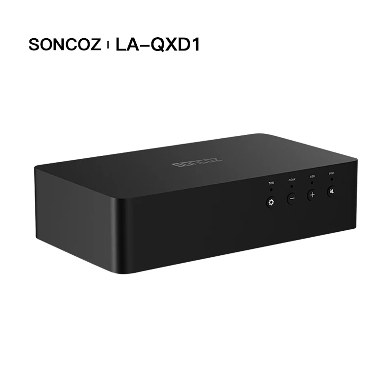 SONCOZ LA-QXD1 DAC балансные XLR выходы ES9038Q2M 32-бит/768 кГц DSD512 XMOS USB/оптический/коаксиальный |