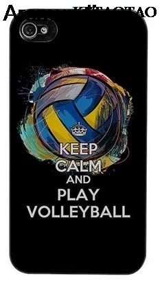 KETAOTAO Keep calm and play волейбольные чехлы для телефонов iPhone 5C 5S 6S 7 8 Plus X Samsung NOTE чехол