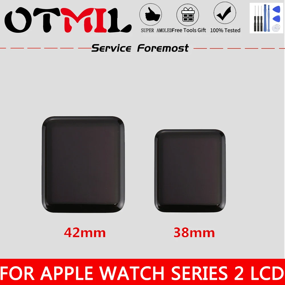 В наличии для Apple Watch Series 2 ЖК-дисплей сенсорный экран дигитайзер серия S2 38 мм/42 мм