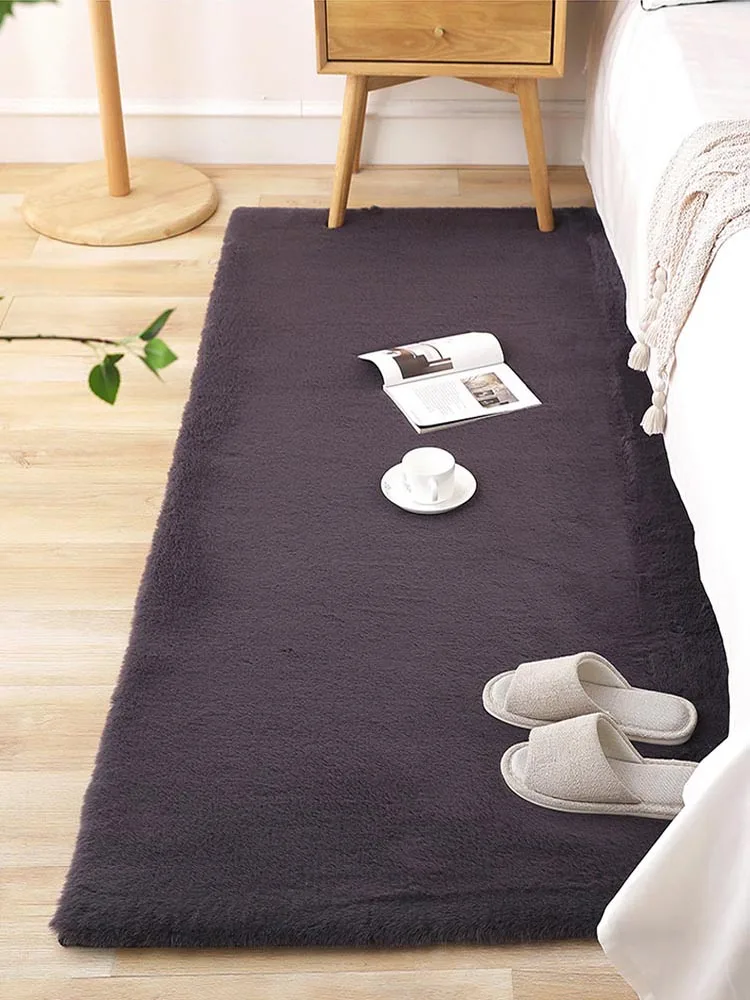 Ковер для спальни мягкие пушистые коврики с имитацией кроличьего меха в