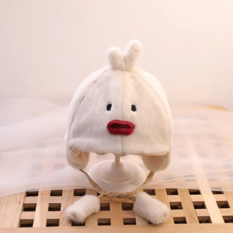 

W126 6 Month-2 Year Baby Hat Autumn and Winter Infant Cotton Hats Boy Girl Earflap Children's Warm Cap Beanies