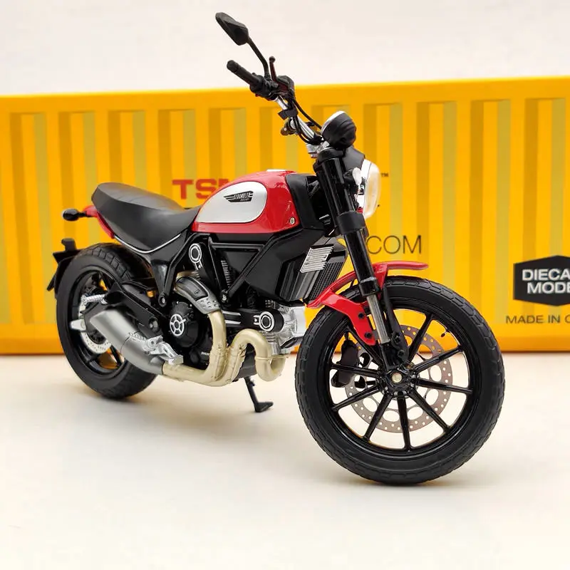 TSM 1/12 для D ~ cati скремблер значок 803CC 2015 Rosso TSMMC004 красный мотоцикл литья под