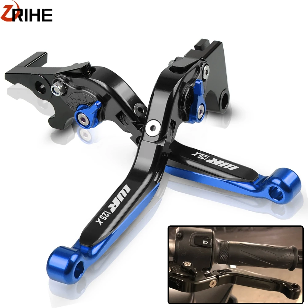 

Motorcycle Clutch Brake Levers For YAMAHA WR125X WR 125X 125 X 2012 2013 2014 2015 2016 CNC Aluminum Adjustable Extendable Lever