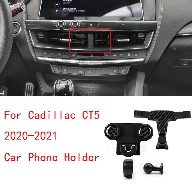 

Gravity Car Phone Holder For 2020-2021 Cadillac CT5 Auto Interior Accessories Air Vent Mount Mobile CellPhone Stand GPS Bracket