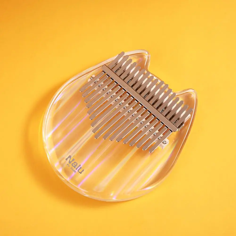 17 клавиш акриловое пианино Kalimba легкое прозрачное для большого пальца Mbira Sanza с