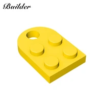 building blockstechnological part 2x2 single sided round edged perforated plate moc compatible brands bricks children toy 3176