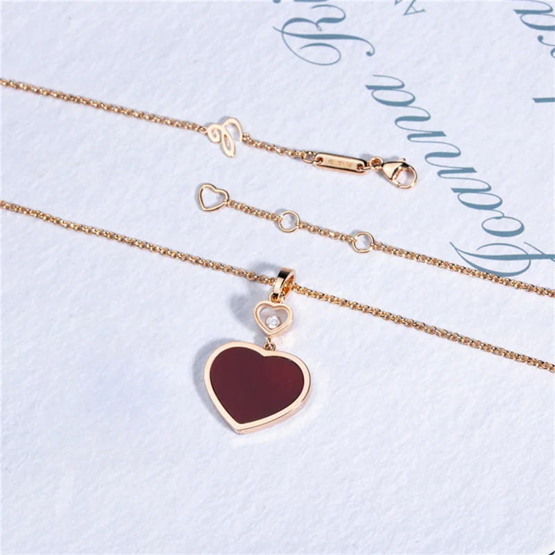 

2021 New Luxury Brand ChopinS Heart-shaped Necklace Fashion Collocation with Standard Ladies Jewellery Wholesale Free Shipping