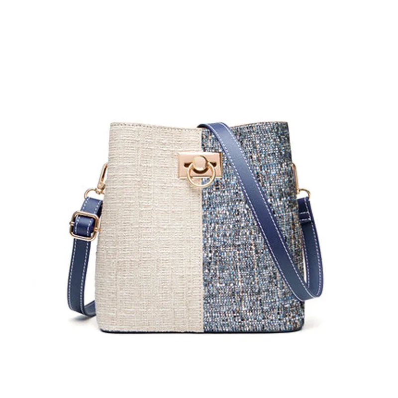 

Модная женская сумка-мешок, винтажная сумка-мессенджер с кисточками, Высококачественная Ретро сумка на плечо, простая сумка-тоут через плеч...