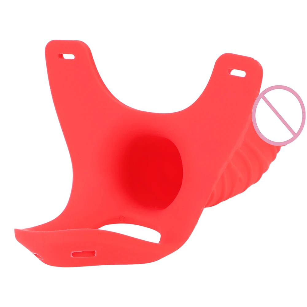 Оло ремень на реалистичный фаллоимитатор полый брюки 4 см страпон пояс пенис