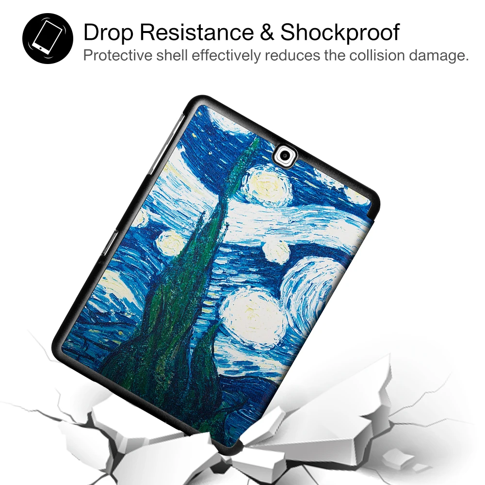 Складной чехол для Samsung Galaxy Tab S2 9 7 дюйма тонкий T810 T813|for samsung galaxy tab|case for tabcase 9.7 tablet |