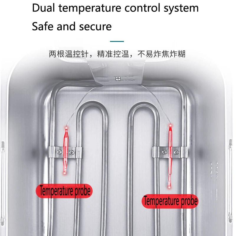 Роскошная Коммерческая электрическая фритюрница 12 л * 2 из нержавеющей стали с