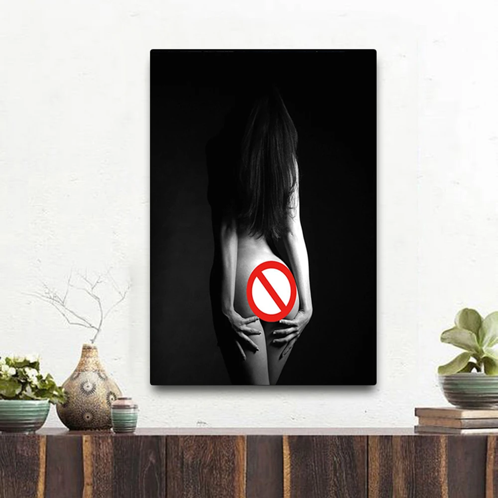 Фото Современные Сексуальные женские холщовые картины с открытой - купить