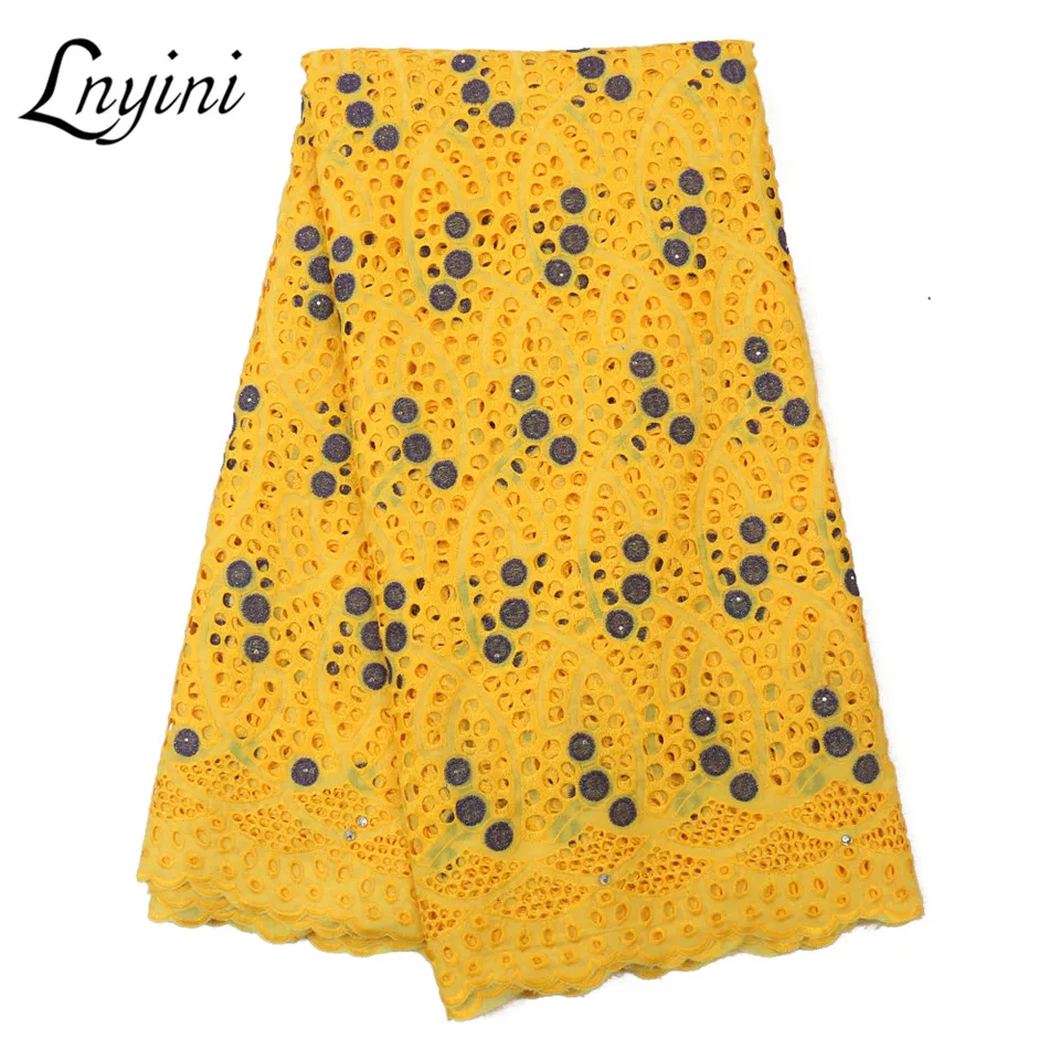 Швейцарская вуаль кружева в швейцарской нигерийской хлопковой кружевной ткани