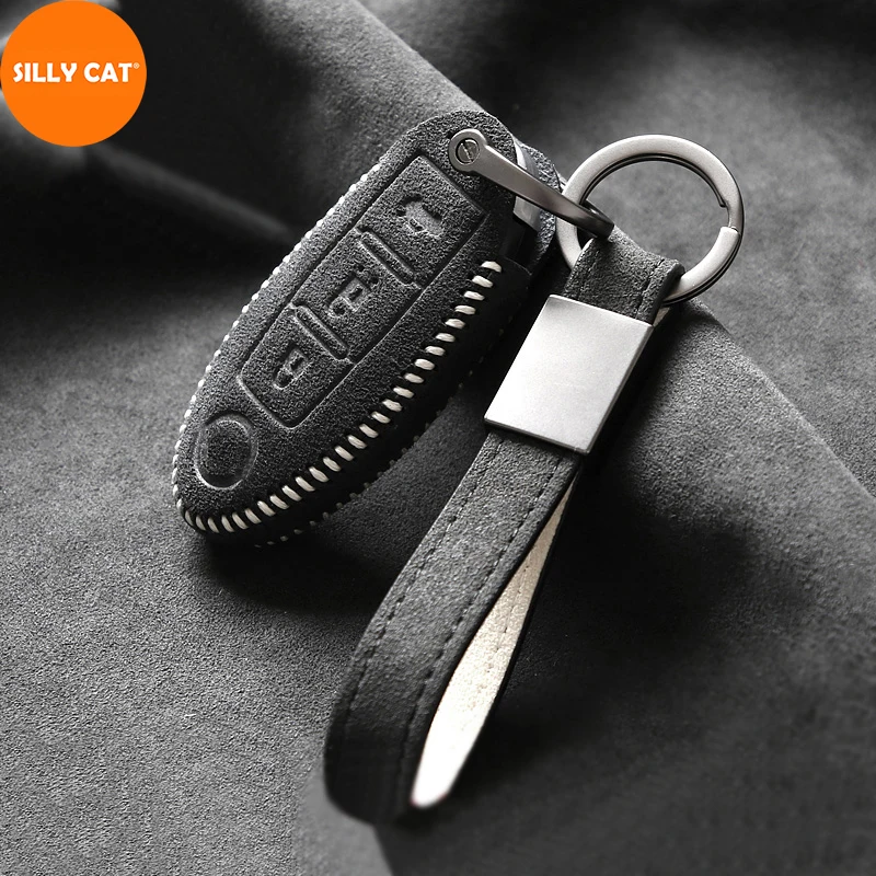 

Поворотный Меховой чехол для автомобильного ключа чехол Защитный чехол для NISSAN чехол для брелка с ключом чехол ALTIMA QASHQAI X Trail KICKS TIIDA JUKE MAXIMA ...