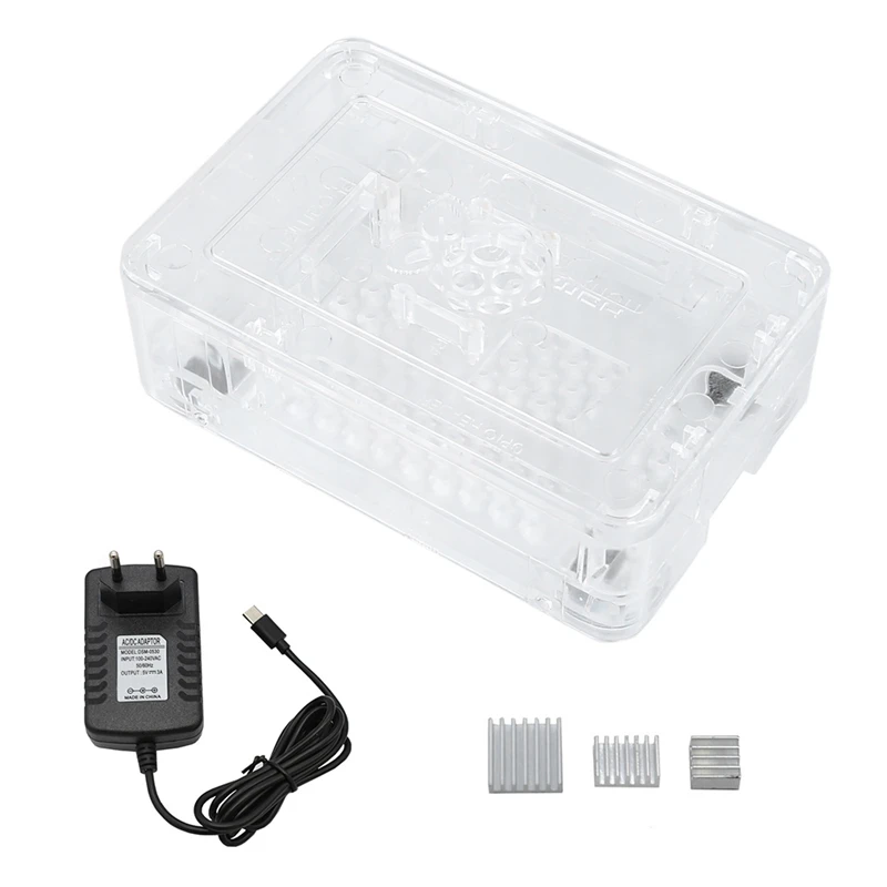 Топ-для Raspberry Pi 4 Модель B ABS чехол 4G Оперативная память макетная плата комплект с