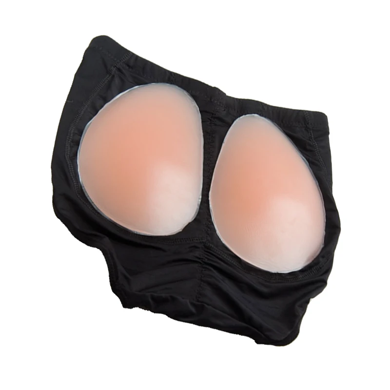 Buttocks Women Silicone Pad Padded Panties False Butt Lift With Pads Removable Hip Enhancer Fake Ass Black M |