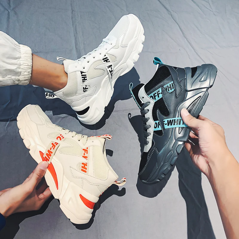 Черные кроссовки для мужчин на шнуровке удобные дышащие спорта открытом воздухе