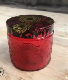 red Стеклянные бутылки горшок для изготовления свечей Diy с большим горлышком коричневая чашка для свечей 250 мл пустые бутылки ручная бутылка для отбора проб - Цвет: red