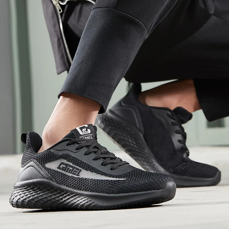 Goldencamel Summer Outdoor Running Shoes Mens Sports Shoes Men Sneakers Fashion Breathable Shoes Leisure Travel Shoes Large Size