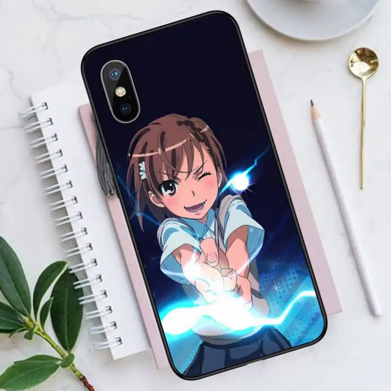 

Anime A Certain Scientific Railgun Phone Case for iPhone 11 12 mini pro XS MAX 8 7 6 6S Plus X 5S SE 2020 XR Luxury shell funda