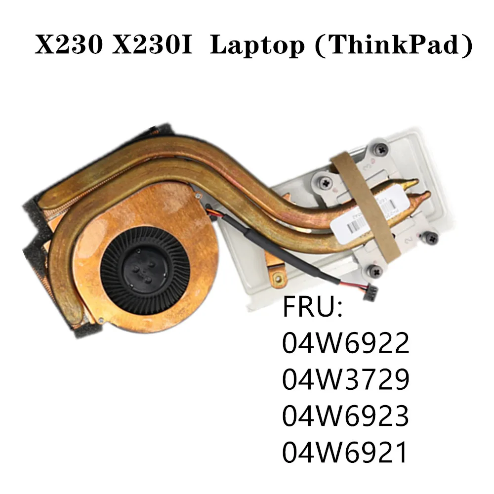 for lenovo thinkpad x230 12 5 genuine laptop cpu cooling fan w heatsink fru 04w6922 04w6921 04w6923 04w3729 free global shipping