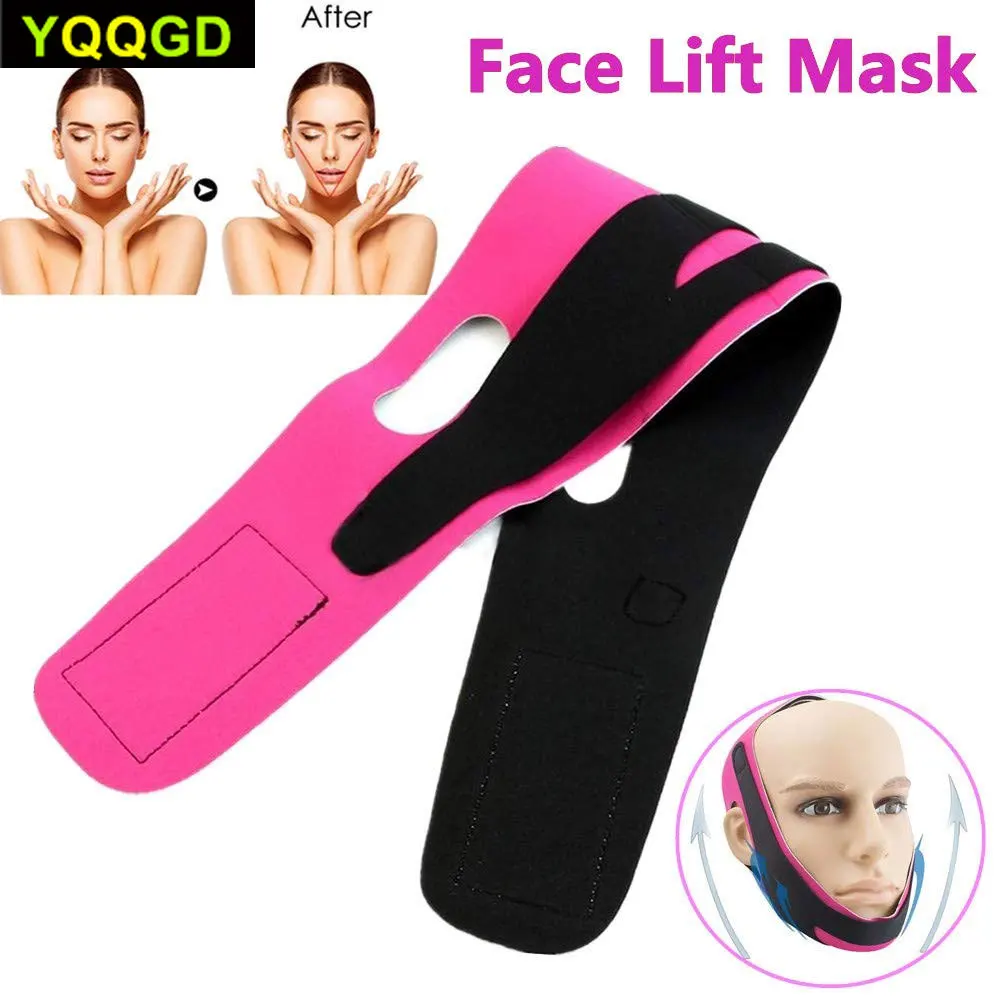 1 шт. V линия маска подтяжка лица пояс для похудения двойной подбородок ремень