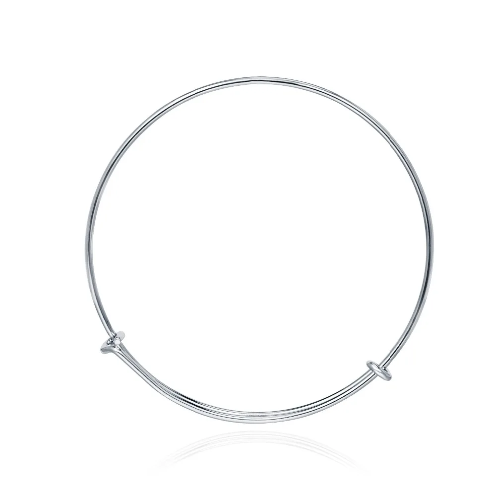 Модные регулируемые браслеты с подвесками из проволоки нержавеющей стали для