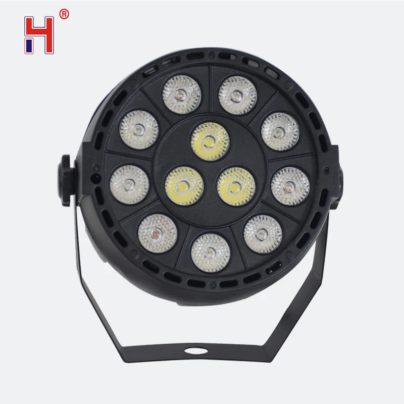 Светодиодный вечерние светильник s 12X3W плоский Par Светильник Мини приспособление