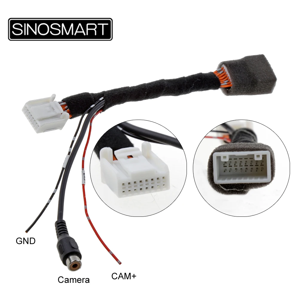 SINOSMART C16D Соединительный кабель для Великобритании Renault Kadjar камера заднего вида OEM