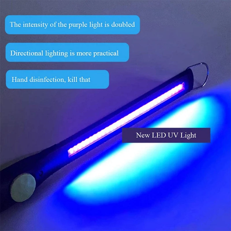 Portable UV Sterilizer Light Stick For Wand Home Hotel Handheld LED Lamp Cleaning Tool with 30 Beads | Лампы и освещение