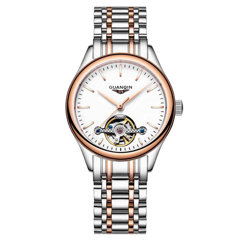 New Fashion Top Brand Luxury Skeleton Women Mechanical Wrist Watch Clock Lady Automatic Watches for Famale Silver Montre Femme