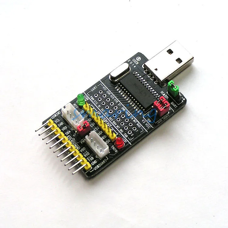 Адаптер-преобразователь GPIO для SPI/I2C/IIC/SPI/UART/TTL/ISP Master HID CH341A электронный игрушечный