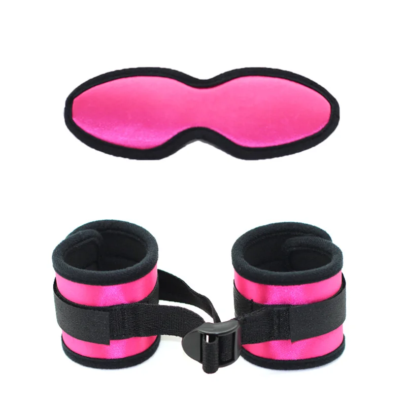 Бондаж SM bdsm искусственные плюшевые наручники манжеты до щиколотки секс-игрушки