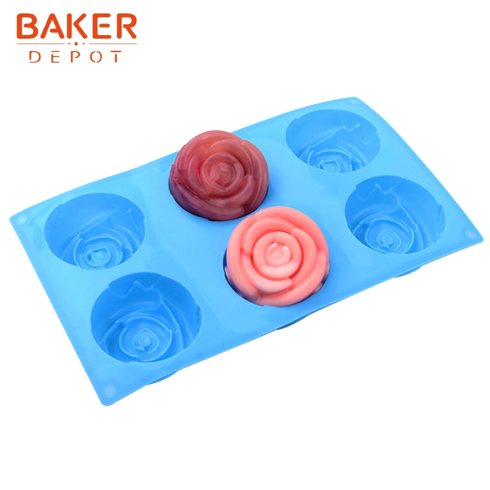 Силиконовая форма для торта в форме розы желе пудинга хлеба кекса выпечки | Дом и