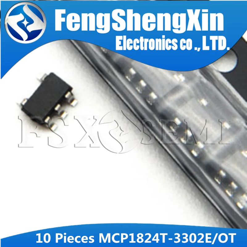 

10 шт MCP1824T-3302E/OT SOT23-5 MCP1824T SOT23 MCP1824T-3302E IC MCP1824T-3302 REG LDO 3,3 V 0.3A SOT LDO Регулятор Напряжения