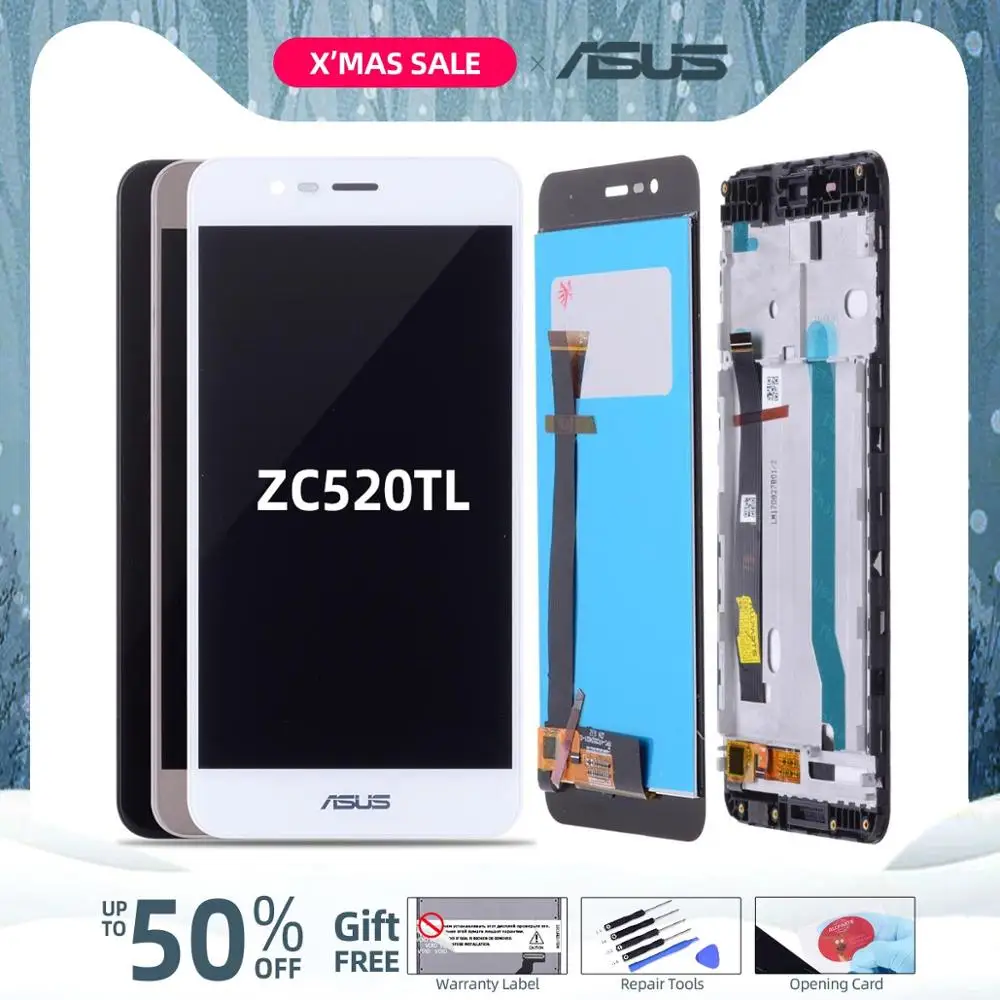 Дисплей для ASUS Zenfone 3 Max ZC520TL ЖК-дисплей сенсорный экран с рамкой для ASUS ZC520TL X008D Замена дисплея